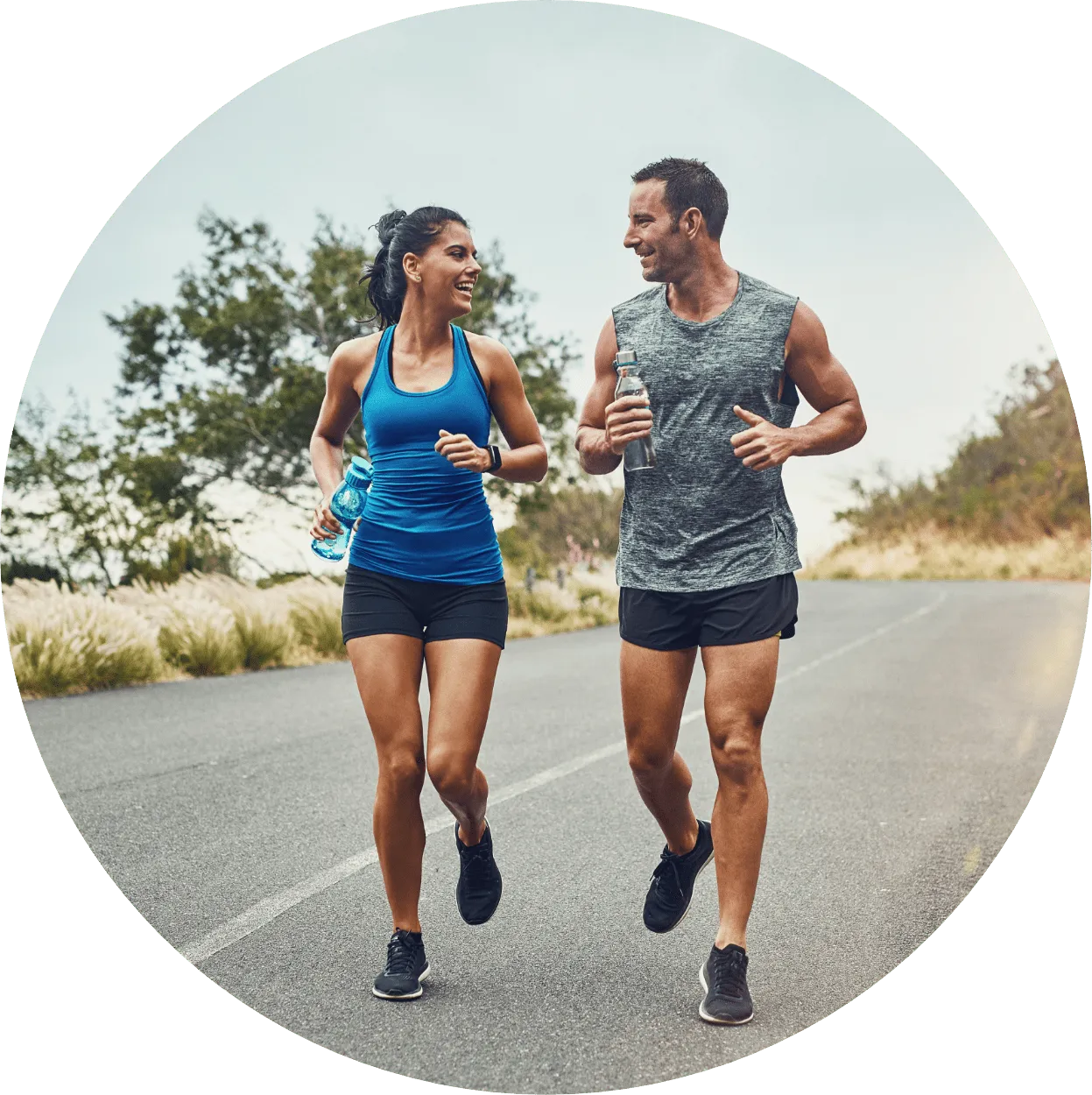 Your Health Champion - A Picture of two people out for a jog.